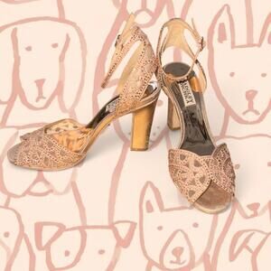 Badgley Mischka Hart crystal-embellished evening sandals